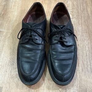 JOHNSTON & MURPHY | Black Leather Lace Up Menswear Business Casual Dress Shoes